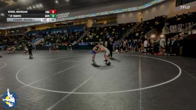 190 lbs Champ. Round 1 - Steel Morgan, Linn-Mar vs JT Smith, Creighton Preparatory School