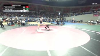 3A Boys 150 lbs Semifinal - Justin Hoyt, Harrisburg Boys vs Devin Huston, Willamina Boys