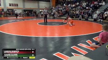 N-4 lbs Semifinal - Tucker Glaser, Denver Wrestling Club vs Landon Roberts, Big Game Wrestling Club