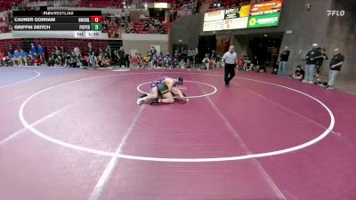 144 lbs Round 1 (16 Team) - Griffin Deitch, Comal Pieper vs Cauner Gorham, Amarillo