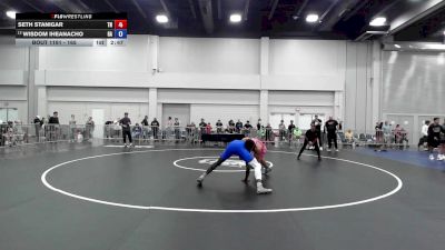 165 lbs Champ. Round 2 - Seth Stanigar, TN vs Wisdom Iheanacho, GA