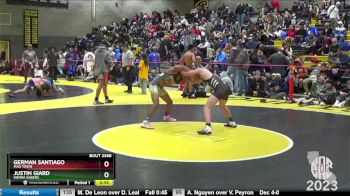 122 lbs Cons. Round 5 - German Santiago, Mad Town vs Justin Giard, Sierra Sabers