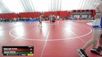 144 lbs Placement (16 Team) - Rhylund Olson, Bemidji vs Brock Brown, Cambridge-Isanti Blue