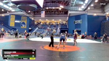 170 lbs Cons. Round 5 - Savanah Kirk, Chichester vs Elaina Primozic, West Springfield