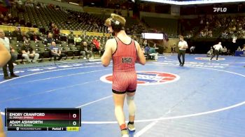 150 Class 1 lbs Champ. Round 1 - Adam Ashworth, St. Francis Borgia vs Emory Crawford, El Dorado Springs