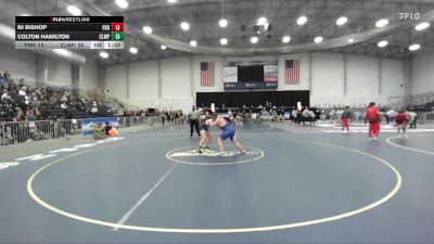 215 lbs Round 2 (3 Team) - Colton Hamilton, Chautauqua Lake-Westfield-Panama vs RJ Bishop, Peru Sr HS