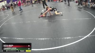 95/101 Round 2 - Cameron Lotito, Summerville Takedown Club vs Leyla Araya, Cane Bay Cobras