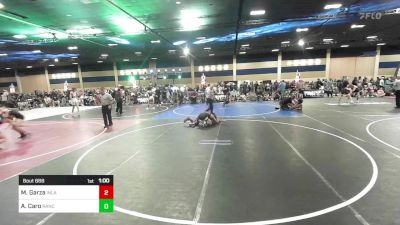 138 lbs Quarterfinal - Mathius Garza, Inland Elite vs Aiden Caro, Rancho Bernardo WC