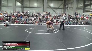 135 lbs Cons. Round 3 - Matheu Wilder, Larned Jr Indian vs Cameron Turner, Leavenworth Takedown Club