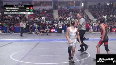 76 lbs Semifinal - Wyatt Robbins, Augusta vs McCoy Wiechman, Brawlers