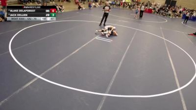 12U - 70 lbs Cons. Round 5 - Blake DeLaForest, Blaine Wrestling Association vs Jack Oellien, Anoka Youth Wrestling