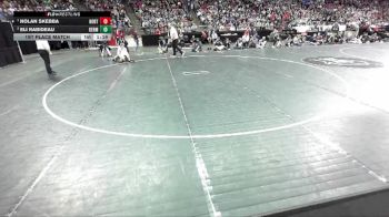 D1-150 lbs 1st Place Match - Nolan Skebba, Hortonville vs Eli Rabideau, Germantown