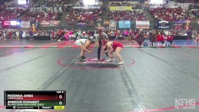 G - 145 lbs Champ. Round 2 - McKenna Jones, Conrad (Girls) vs Emerson Eckhardt, Billings Senior High School (Girls)