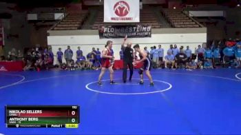 152 lbs Placement Matches (16 Team) - Nikolao Sellers, CMWA vs Anthony Berg, SAWA