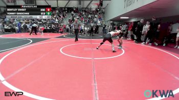112 lbs Quarterfinal - Bentley Sweet, Henryetta Knights Wrestling Club vs Tommy Greschke, Roland Youth League Wrestling