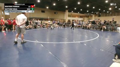 150 lbs 1st Place Match - Brayden Forman, B.R.A.W.L vs Matthew Krail, Brother Melchior Wrestling Clu
