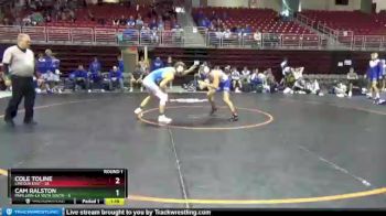 145 lbs Round 1 (8 Team) - Cole Toline, Lincoln East vs Cam Ralston, Papillion-La Vista South
