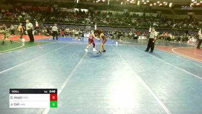 110 lbs Round Of 32 - Daniel Hood, Predators vs Jaxon Coll, Lakeland Jr Wrestling