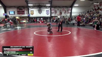 Round 3 - Rowan Charbonneau, Fort Madison Bloodhounds vs Esther Ponce, Tomahawk Wrestling Club