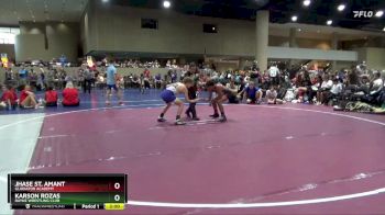 110 lbs Cons. Round 1 - Karson Rozas, Rayne Wrestling Club vs Jhase St. Amant, Gladiator Academy