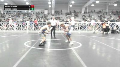 126 lbs Consi Of 32 #1 - Brody Gossen, SD vs Gabriel Jones, NC