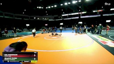 150 lbs Cons. Round 3 - Ian Anderson, Moses Lake vs Seamus Dunn, Kennedy Catholic