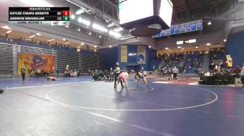 145 lbs Cons. Round 4 - Addison Weismiller, St George`s vs Kaylee Chiapa Bendito, North Brunswick Twp.