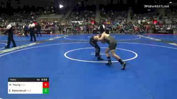 110 lbs Consolation - Mason Young, Blackwell WC vs Easton Kammerud, Sarbacker Wrestling Academy