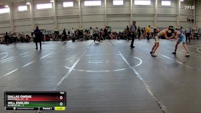 132 lbs Round 4 (6 Team) - Dallas Owens, Dragonball GT vs Will English, Rambler WC