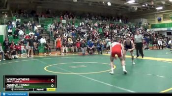 144 lbs Cons. Round 7 - Addison Trisket, Madison (Madison) vs Wyatt Mathews, Swartz Creek HS