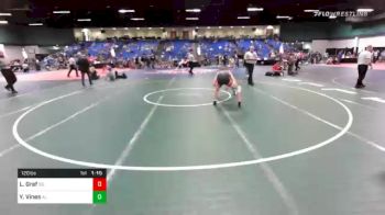 120 lbs Prelims - Logan Graf, SD vs Yanni Vines, AL