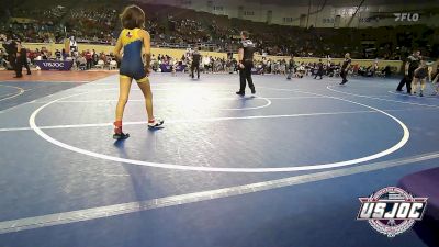 65 lbs Round Of 16 - Kahiau Gigi Leal, Jflo Trained vs Taylan Mclaughlin, Redskins Wrestling Club