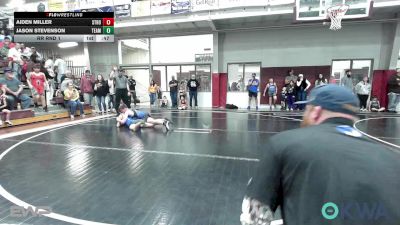 110 lbs Rr Rnd 1 - Aiden Miller, Stroud Youth Wrestling Club vs Jason Stevenson, Team Guthrie Wrestling