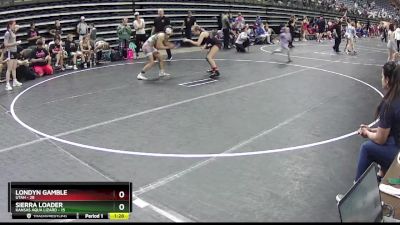 120 lbs Quarterfinals (8 Team) - Sierra Loader, Kansas Aqua Lizard vs Londyn Gamble, Utah