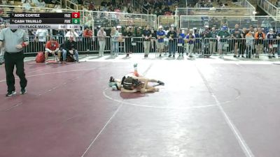 132 2A 7th Place Match - Cash Trujillo, Ponte Vedra vs Aden Cortez, Pace