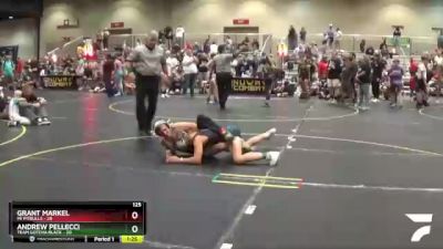 125 lbs Round 2 (6 Team) - Grant Markel, Mi Pitbulls vs Andrew Pellecci, Team Gotcha Black