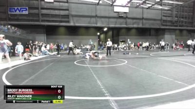 105 lbs Cons. Round 1 - Brody Burgess, South Central Punishers vs Riley Wagoner, Oakley Wrestling Club