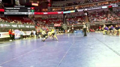 1A-157 lbs Cons. Round 3 - Will Aitchison, Regina, Iowa City vs Dawson Becker, Alburnett