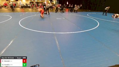 Boys 3rd-4th Grade - 84 Semis - Brooks Maddix, Sebolt Wrestling Academy vs Maverick Wendel, Immortal Athletics WC