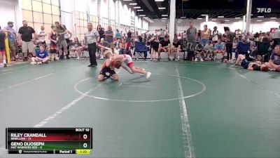 88 lbs Round 4 (6 Team) - Riley Crandall, Rebellion vs Geno DiJoseph, Mat Warriors Red