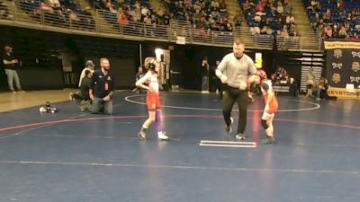 55 lbs Consy 3 - Mila Dunkovich, Peters Township vs Taylor Telson, Upper Perkiomen