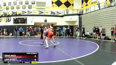 125 lbs Cons. Round 3 - Trent Bintz, Rick Larsen Wrestling Club vs Lane Bassett, Royal Pride Wrestling Club