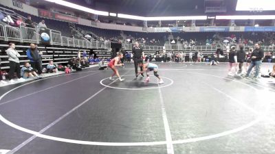 122 lbs Rr Rnd 1 - Jazmyne Blaney, Missouri Blue vs Addison St. George, Dinosaur Destroyers
