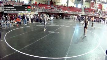 95 lbs Champ. Round 1 - Wyatt Andrys, Sidney Wrestling Club vs Liam Horse, Cozad Wrestling Club