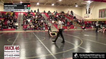 120 lbs Round 1 (3 Team) - Cade Collins, Southern Regional vs Jack Bacigalupo, Mt. Olive