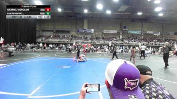 74 lbs Quarterfinal - Gabriel Mercado, Duran Elite vs Lukas Duvall, Pomona Elite