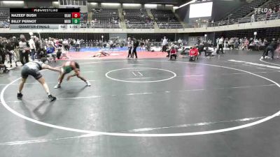 125 lbs Quarterfinal - Nazeef Bush, Bear vs Billy Pernot, Middletown