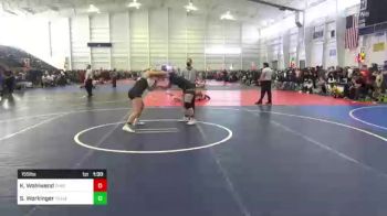 155 lbs Rr Rnd 1 - Kylee Wohlwend, Threshold WC vs Shannon Workinger, Team FCA