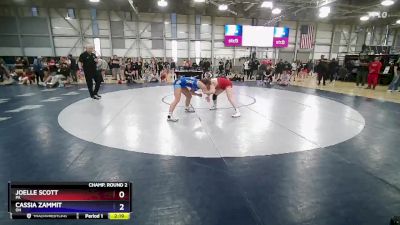 59 lbs Champ. Round 2 - Joelle Scott, PA vs Cassia Zammit, OH