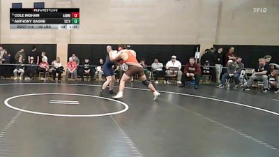 190 lbs 5th Place - Cole Ingham, Agawam vs Anthony Gagne, Tri-County